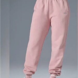 ALO yoga size S ballet pink sweatpants NWOT never wore see photos